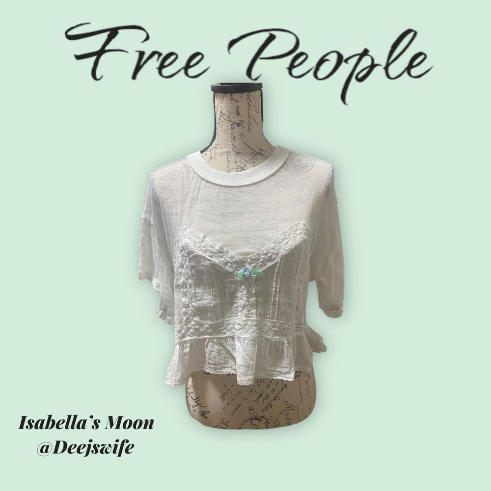 Free People Fall in Love Blouse Size XS.